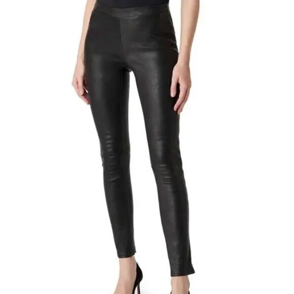 J Brand Edita Leggings Size S 100% Lamb Leather MSRP $948 Party Concert Date - Picture 1 of 16